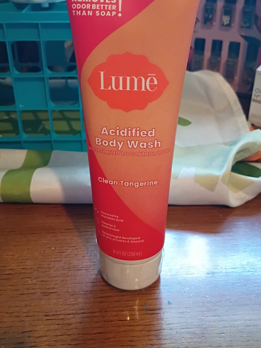 Lumē Clean Tangerine Acidified Body Wash - Orange